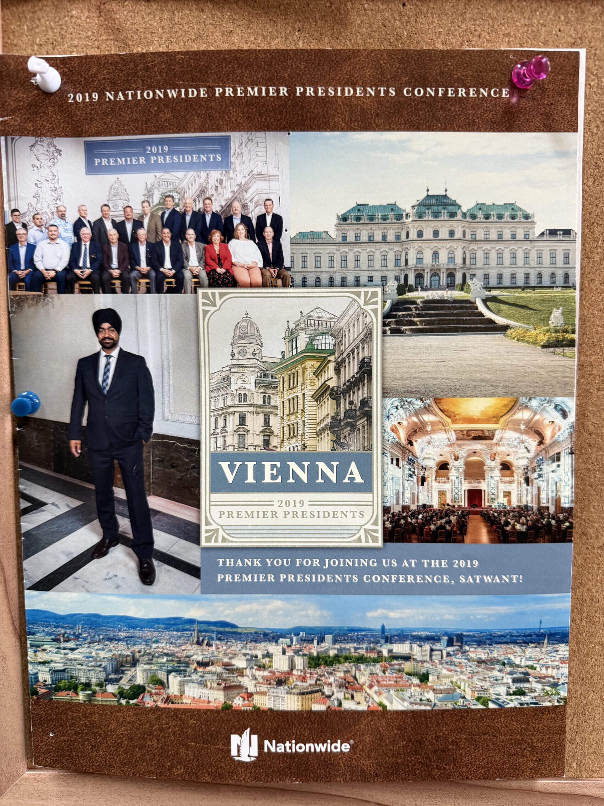 Vienna 2019 conference invitation poster