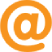 Icon of orange at sign