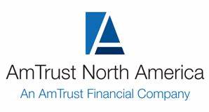 Blue and white company logo